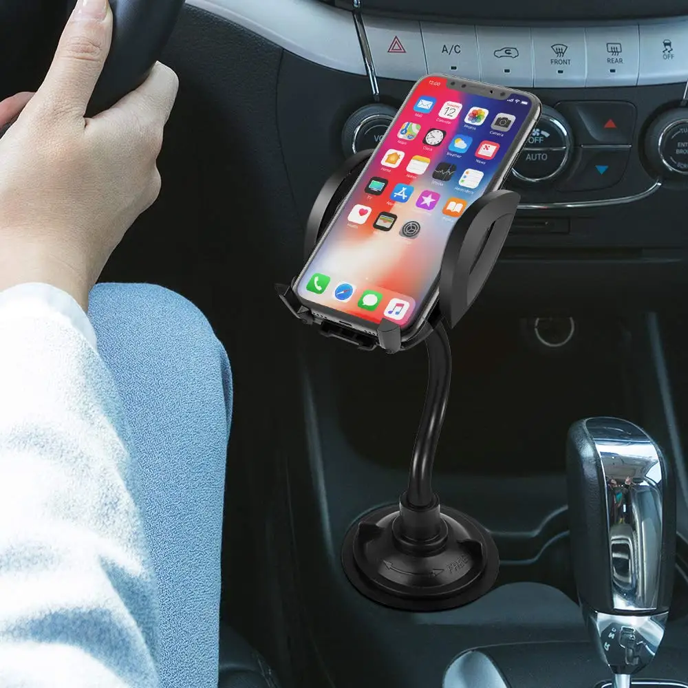 xmxczkj adjustable universal gooseneck cup phone holder cradle car phone mount long arm phone cup holder for cell phone gps free global shipping