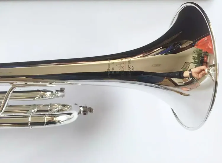 Настоящий Американский Bach B плоская труба музыкальный инструмент LR-197GS один динамик для начинающих