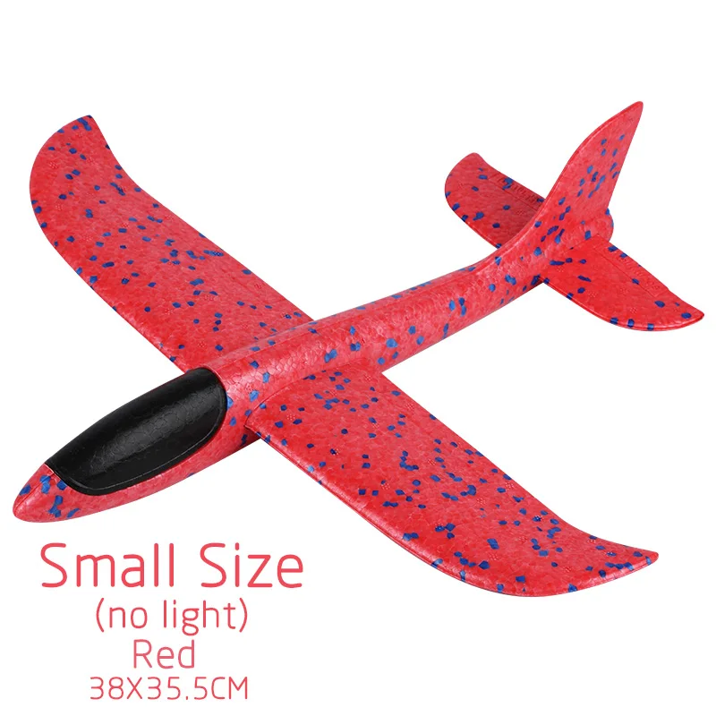 Small Size-Red EPP пенный самолет ручной бросок самолет Запуск планер самолет 48 см модель самолета наружные игрушки для детей - Цвет: Small Size-Red