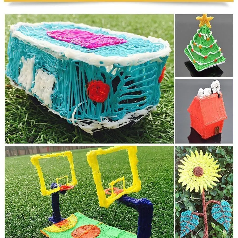 

DIY LCD Screen 3D Pen Printing 1.75mm ABS/PLA Filament Creative Item Gift For Kids Drawing Painting Blue