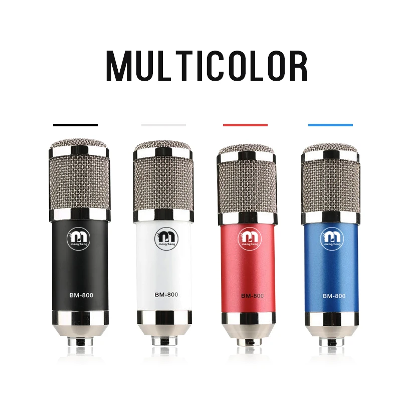 BM 800 Professional Портативный Студийный конденсаторный микрофон для Запись bm800 с живым