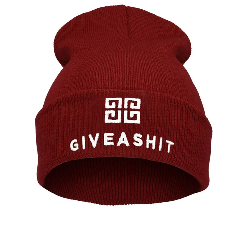 Хип-хоп Skullies &amp Beanies для мужчин и женщин буквы вышивка зимние шапки Уличная