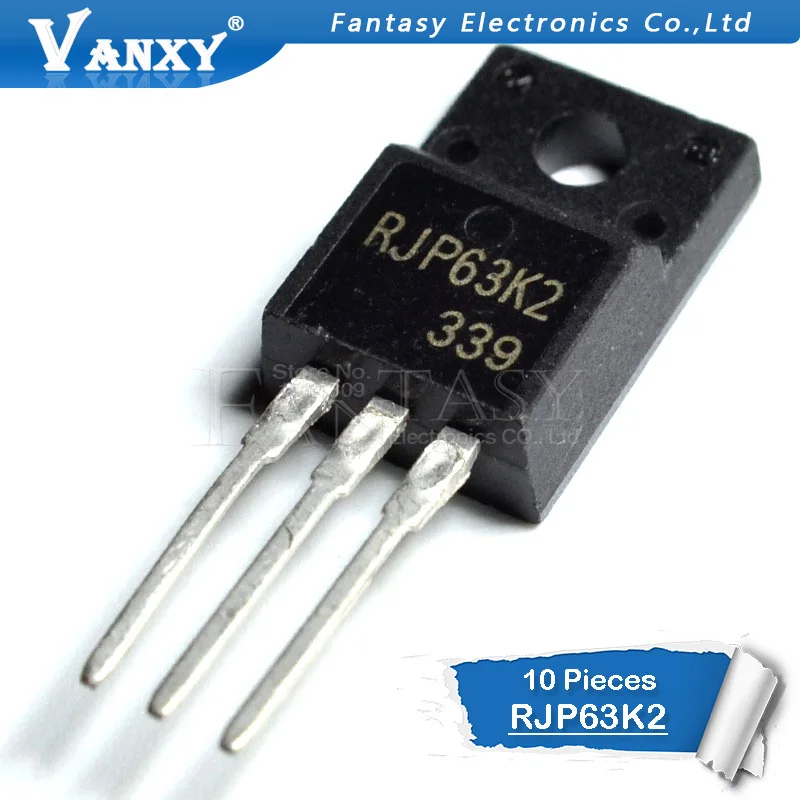 10Pcs RJP63K2 TO-220F 63K2 TO220 RJP63K2DPP TO-220 | Электронные компоненты и принадлежности