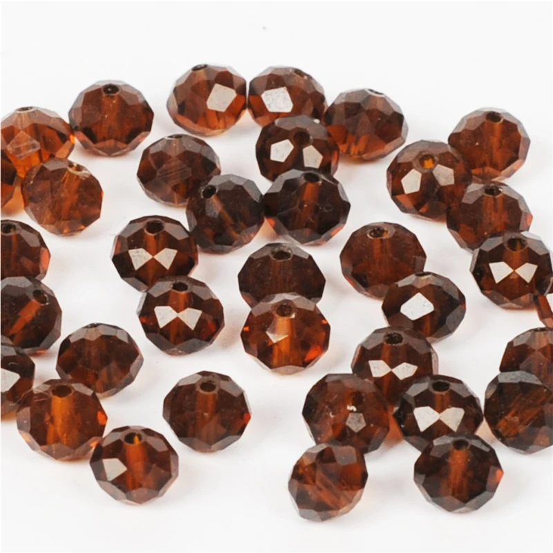 Стеклянные граненые шарики для изготовления ювелирных изделий 70 шт./пакет 10
