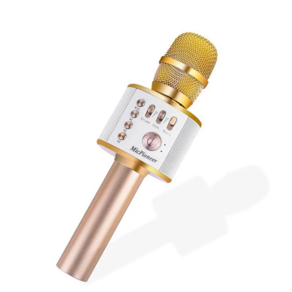 K38 Bluetooth караоке микрофон беспроводной профессиональный плеер динамик с Carring