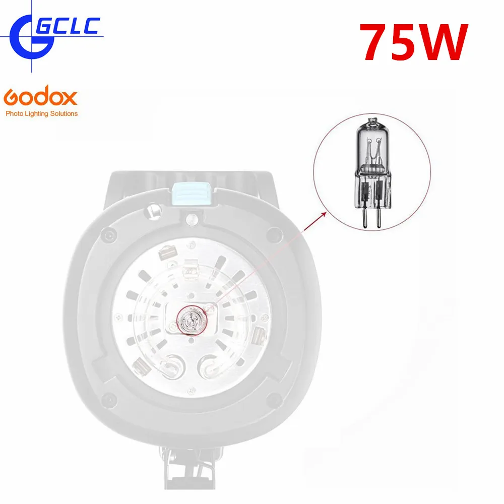 Godox 75 Вт 230 В импульсная лампа для GODOX 180 250 300 Smart строб вспышки света студии|bulb lamp|bulb