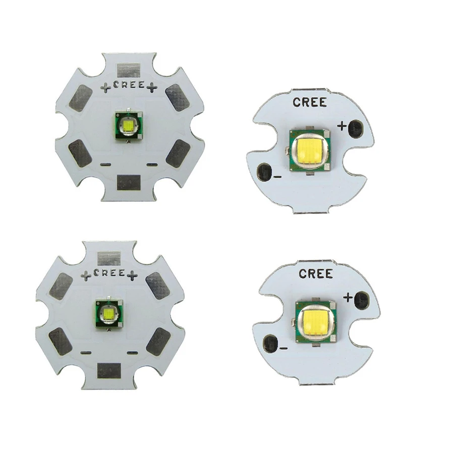 

Светодиодный светодиод CREE XML XM-L T6 U2 высокой мощности, 10 Вт, холодный белый с основанием 16 мм/20 мм, 1 шт.