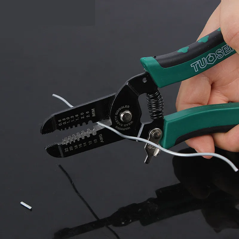

Hand Tools Electrician Special 7 Inch Cable Stripping Pliers Electrician Multifunctional Peeling Peeling Pliers