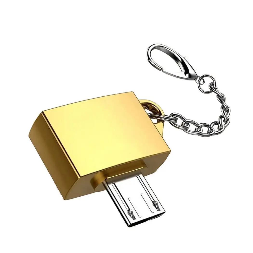 Металл микро к USB2.0 Мини OTG Многофункциональный преобразователь головка для