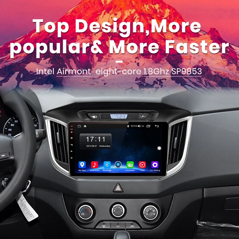 Junsun 4G + 64G CarPlay DSP Android 8 1 автомобильный Радио Мультимедиа Стерео Аудио плеер gps 2 Din