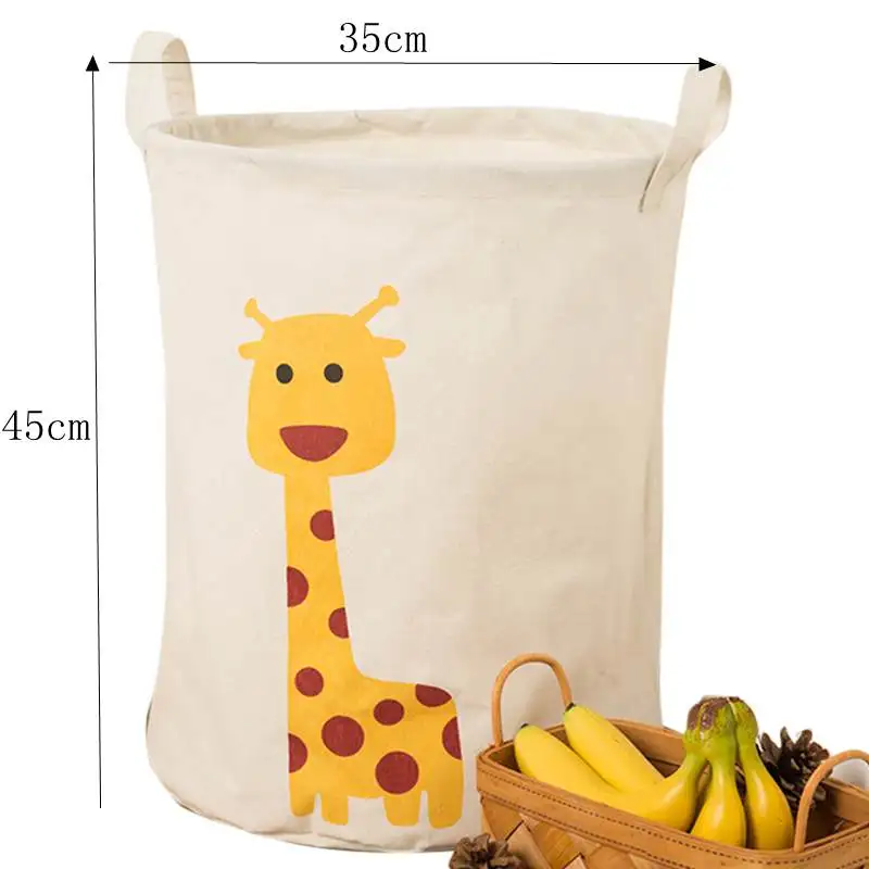 giraffe Корзина для белья, большая корзина, складная сумка для грязной одежды, органайзер, сумка для белья, корзина для пикника, принт, игрушка, подарок, Органайзер - Цвет: giraffe