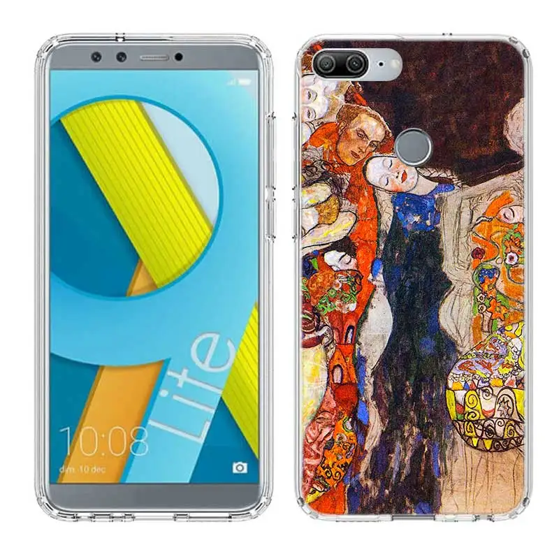 Силиконовый чехол Kiss by Gustav Klimt для Huawei Honor 20 Pro 10 9 lite 8X 8A 20i 8C 8S V20 Y5 Y6 Y7 Y9 2019 | Мобильные