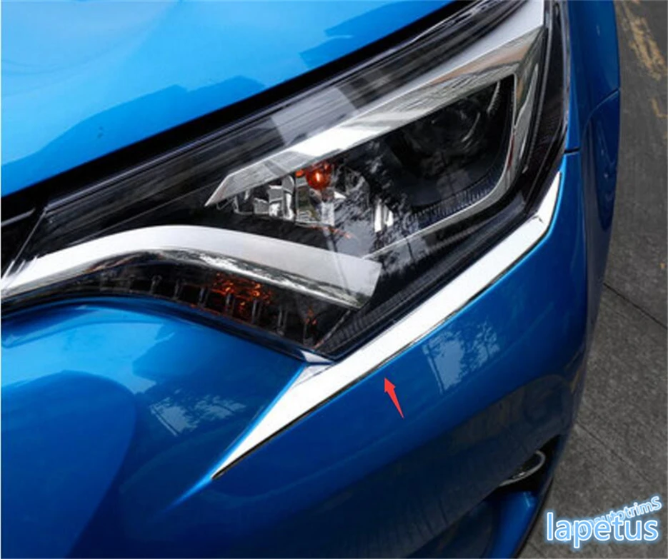 Lapetus передняя фара фары лампа для век украшения бровей Накладка подходит Toyota RAV4 Rav