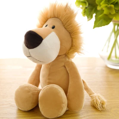 

new style cute yellow lion plush toy about 25cm cartoon lion soft doll kid's toy birthday gift w2025