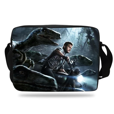 16 дюймов горячая Распродажа сумка-мессенджер Jurassic World Fallen Kingdom сумка на плечо для детей Мальчики Девочки Одиночная сумка для детской школы - Цвет: anM733