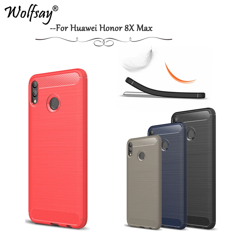 Case Huawei Honor 8X Max Cover Shockproof Armor Rubber Phone Silicone Shell |