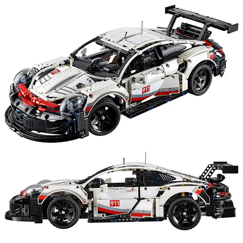 DHL 1580 шт 20097 Белый Супер гоночный автомобиль модель здания совместимые LegoINGlys 42096