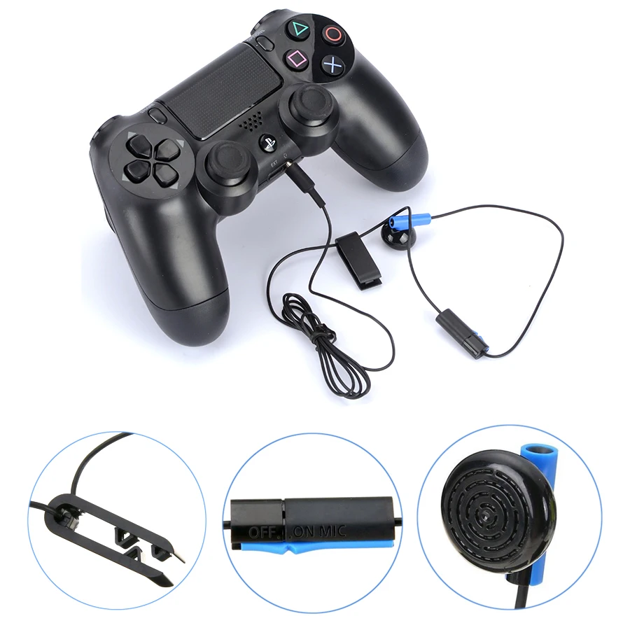 Игровая гарнитура с микрофоном наушники-вкладыши для Sony PS4 PlayStation 4 игровые