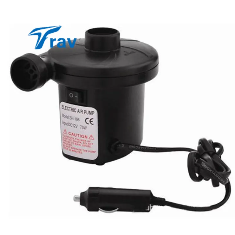 12V 4800PA AC Автомобильный Электрический воздушный насос для кемпинга надувная лодка игрушка для наружной надувной кровати насос