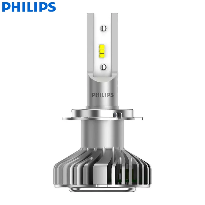 Philips Ultinon светодиодный H7 12V 11972ULX2 6000K яркие лампы для автомобиля светодиодный Авто HL луч+ 160% более яркий Германия(двойная упаковка