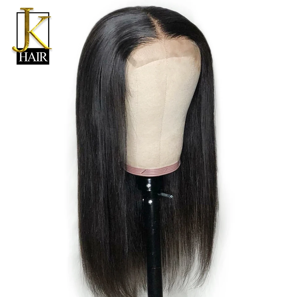 Glueless прямые волосы парик Remy бразильский синтетические на кружеве человеческие