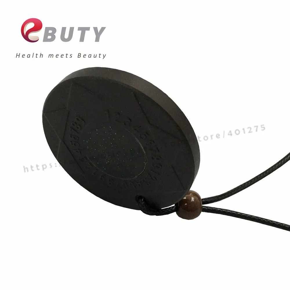 EBUTY Quantum Energy Pendant 3000CC Negative Ions Charms Jewelry Japanese Science Necklace Lava Stone with Gift Box 2pcs/lot | Украшения и