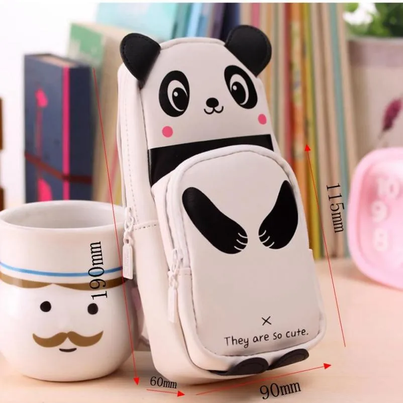 190x90x60 мм милый Kawaii 3D чехол-карандаш с пандой школьные принадлежности новинка для