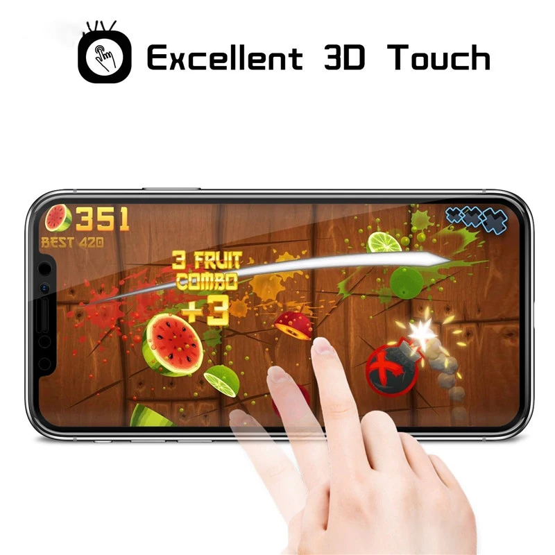 Высококачественное антишпионское закаленное стекло 9H 2.5D для iPhone X XS Max XR 11 Pro MAX 6 6S 7 8 Plus Защитная пленка для экрана