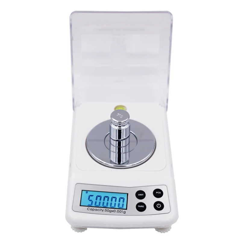 Высокоточные цифровые лабораторные весы 50 г 0 001 г|50g 0.001g|milligram scaleelectronic jewelry |