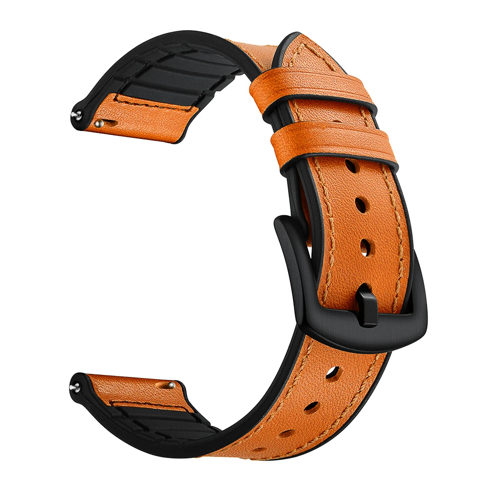 20 мм кожаный ремешок для Xiaomi Huami Amazfit BIP BIT Смарт-часы браслет для Xiaomi Amazfit ремешок из натуральной кожи ремень