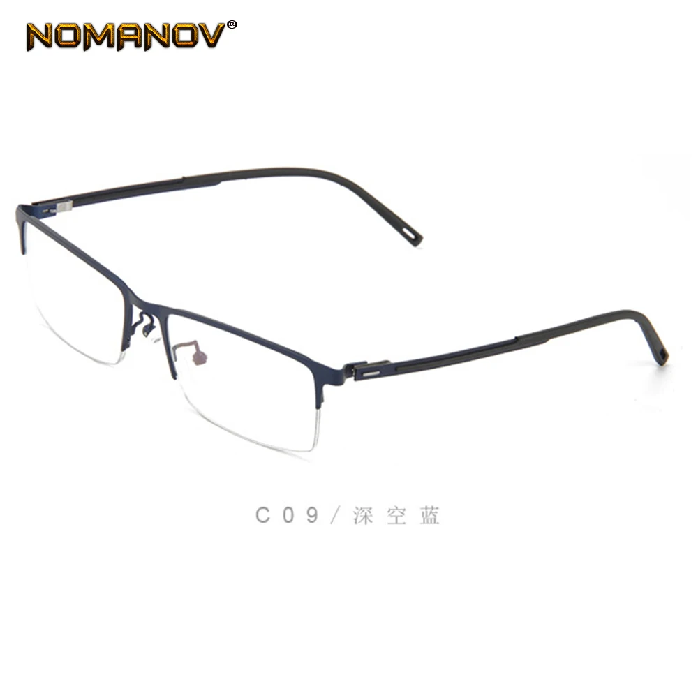 Двухцветная оправа из титана для деловых мужчин выполненная на заказ очки