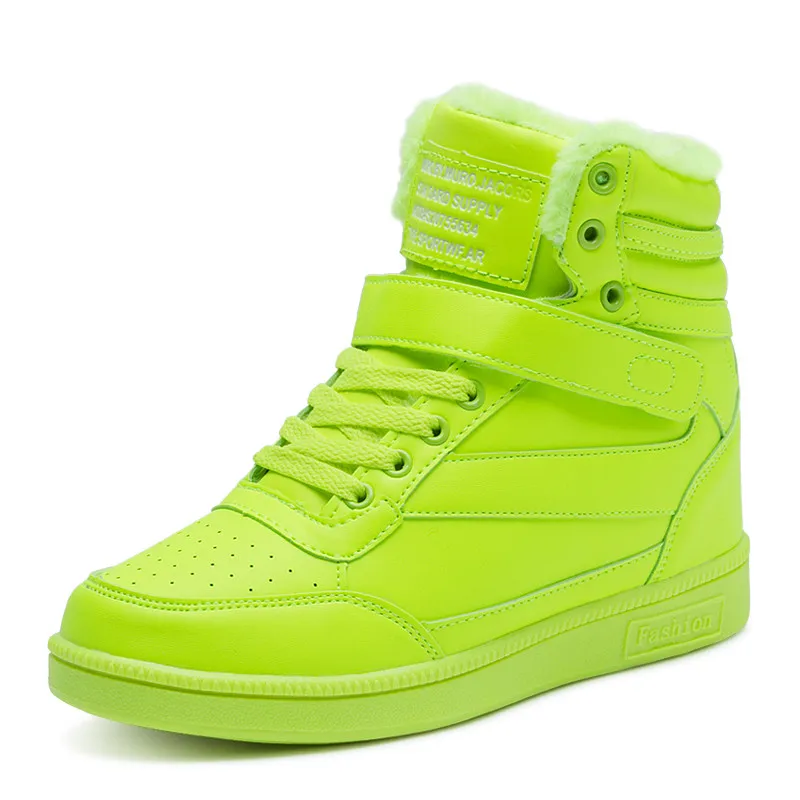 Keloch/Зимние теплые кроссовки увеличивающие рост см на 6 для женщин прогулок