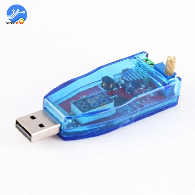 1 шт. Регулируемый USB модуль зарядного устройства от 5 В до 24 В|Зарядные устройства|