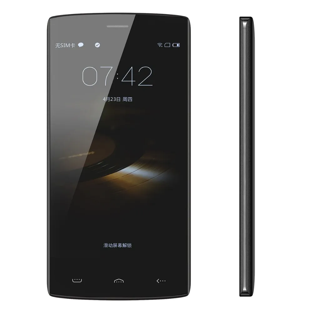 В наличии HOMTOM HT7 5 &quotHD 720P смартфон с IPS экраном Android 1 4 ядра MTK6580A г + 8G ROM 8MP 3000 мАч