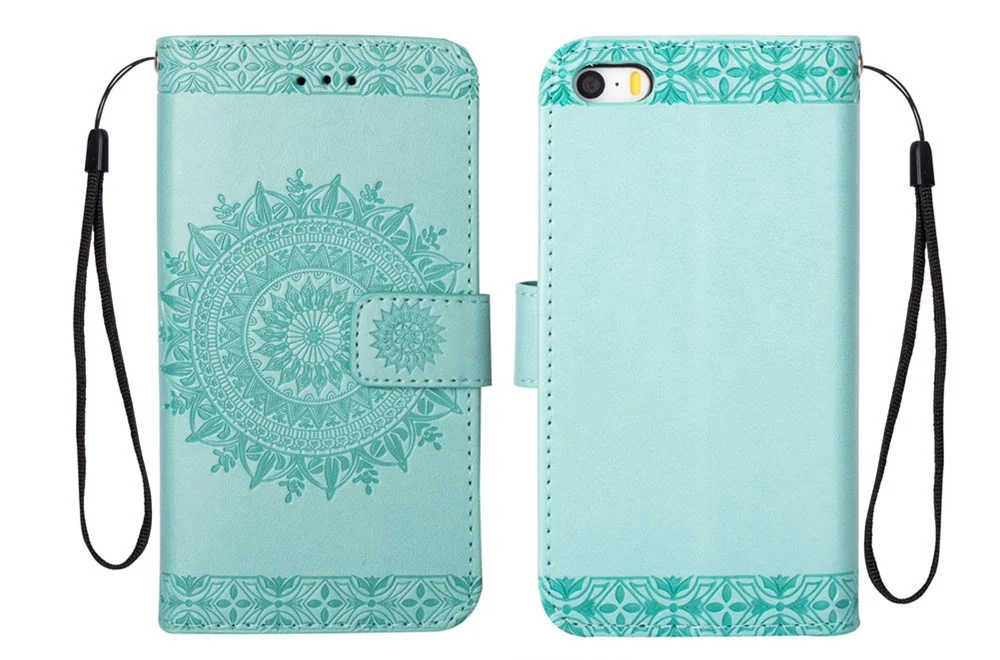 Зеленый Чехол для телефона Hoesje Funda Etui из искусственной кожи чехол для iPhone 5 5S SE 6 6S 7 8 Plus X 7Plus 6Plus с откидной крышкой из мягкого ТПУ - Цвет: Зеленый