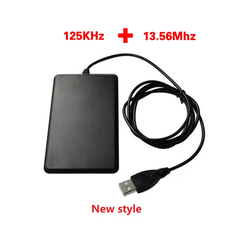 Универсальный двойной частоты RFID считыватель карт ID IC 125 кГц 13,56 МГц USB считыватель автоматическое распознавание для Android Win Linux
