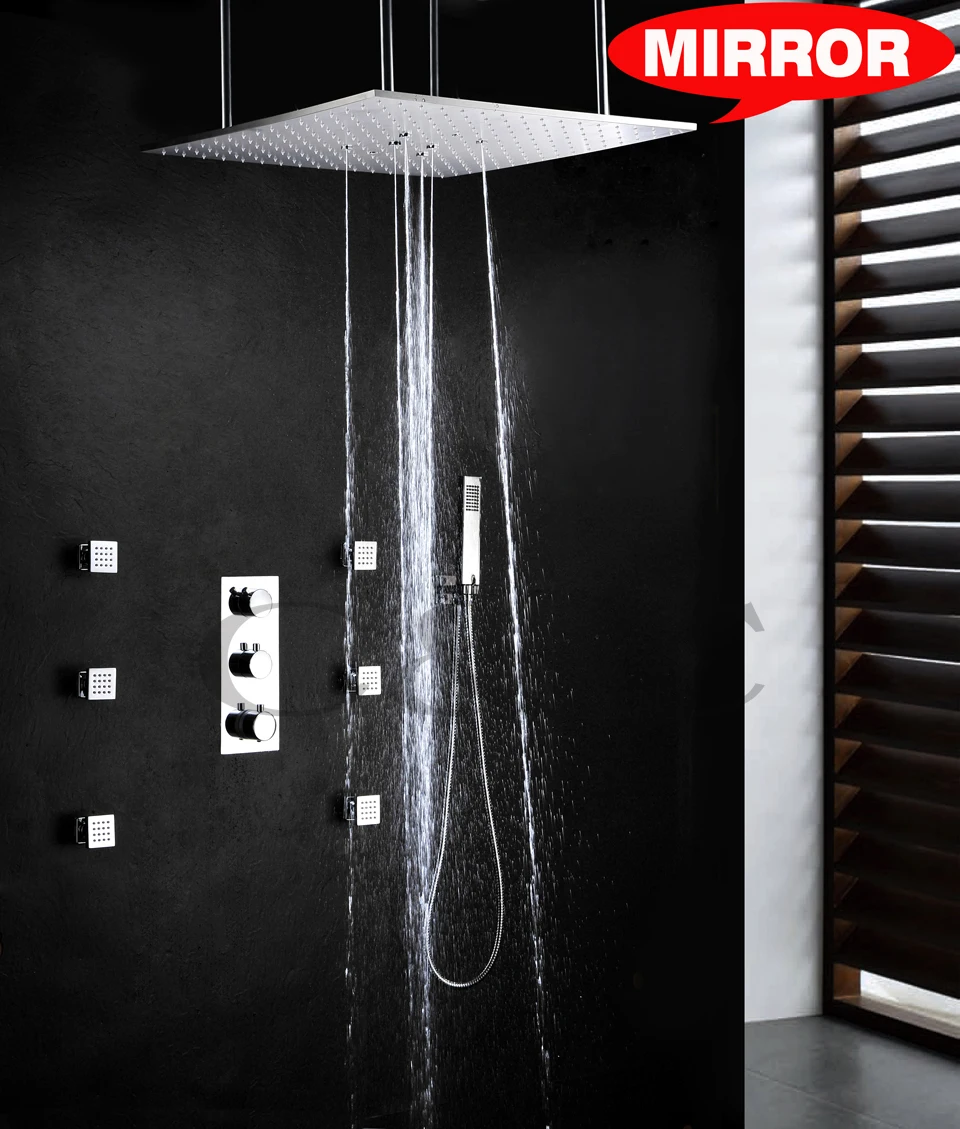 Термостатический смеситель для душа насадка и 20 дюймов | Строительство ремонт