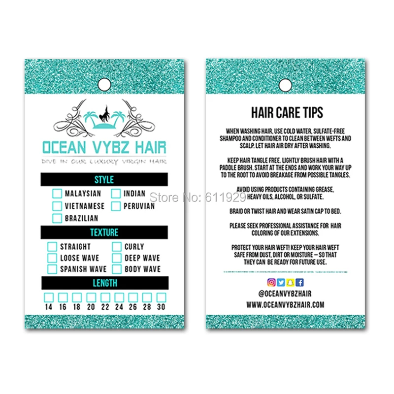 Customized Women Hair Extention paper hang tags/hair labels/hair extension swing tag/hair tag/ribbon free shipping 500 pcs a lot