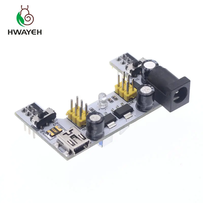 MB102 макет Питание модуль MB 102 3 V 5V Solderless макетная плата ForDIY Напряжение