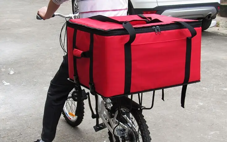 50*50*50 см сумка для доставки пищи мотоцикла пиццы торта или сока горячий стиль