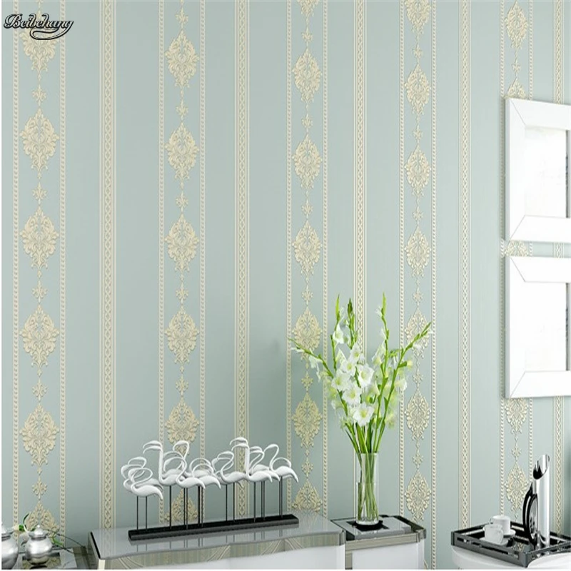 3D стереоскопические обои с вертикальными полосками в европейском стиле теплые