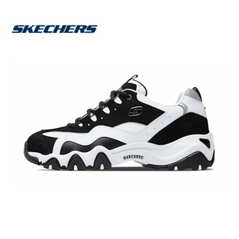 Мужские туфли на платформе Skechers удобные повседневные сетчатые плоской подошве