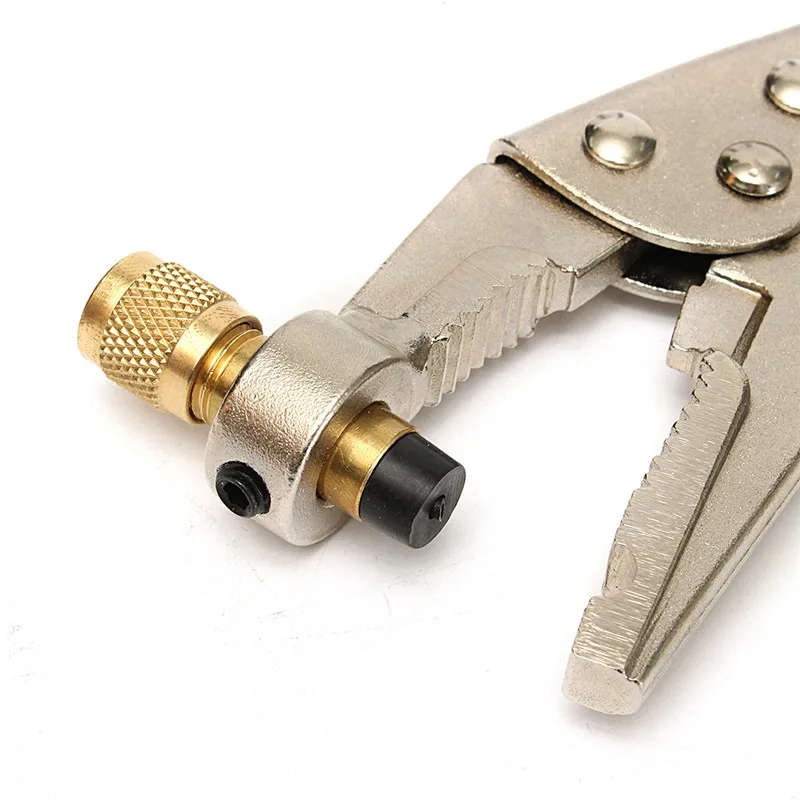 Air Conditioner Refrigerant Recovery Refrigeration Tube Steel Locking Plier Hand Tool | Инструменты