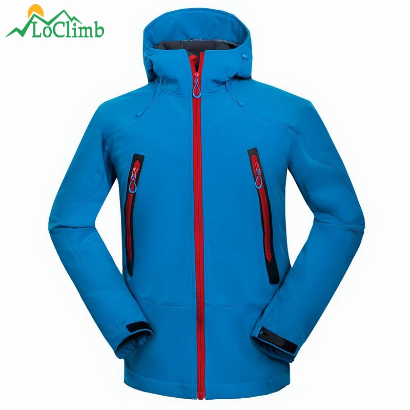 Фирменные походные куртки LoClimb для мужчин уличная спортивная водонепроницаемая