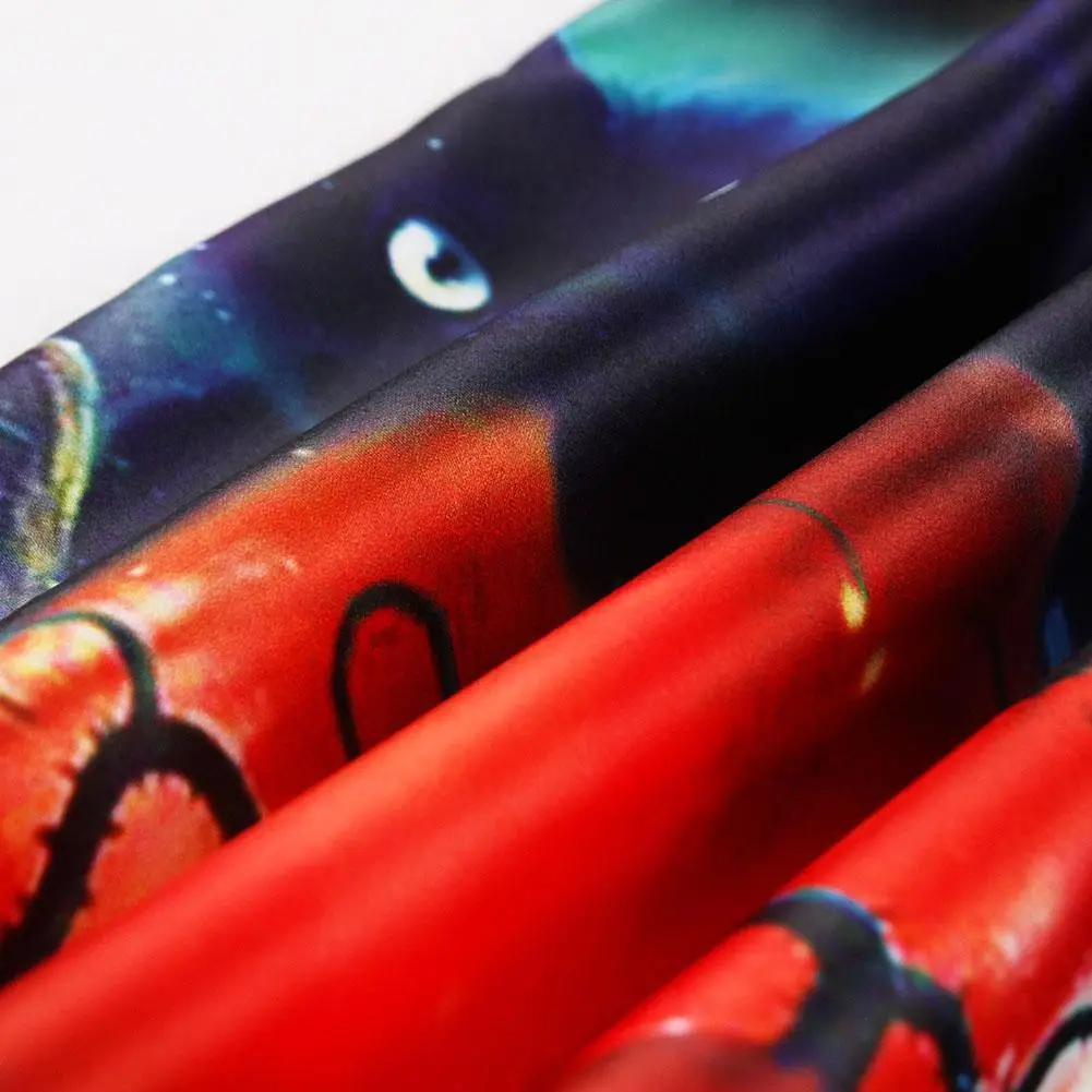 Ретро Хепберн Стиль Хэллоуин призрак печати фонарь платье без рукавов v образным