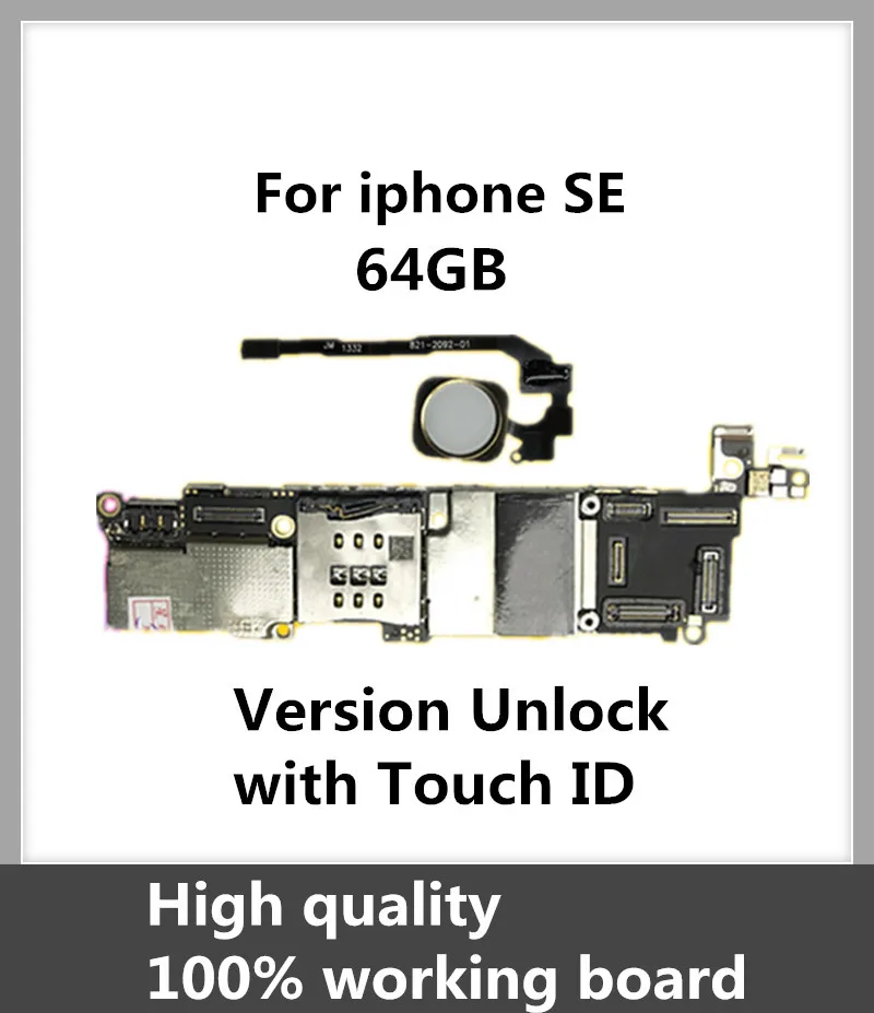 Новое поступление 100% оригинальная материнская плата для iPhone SE разблокированная