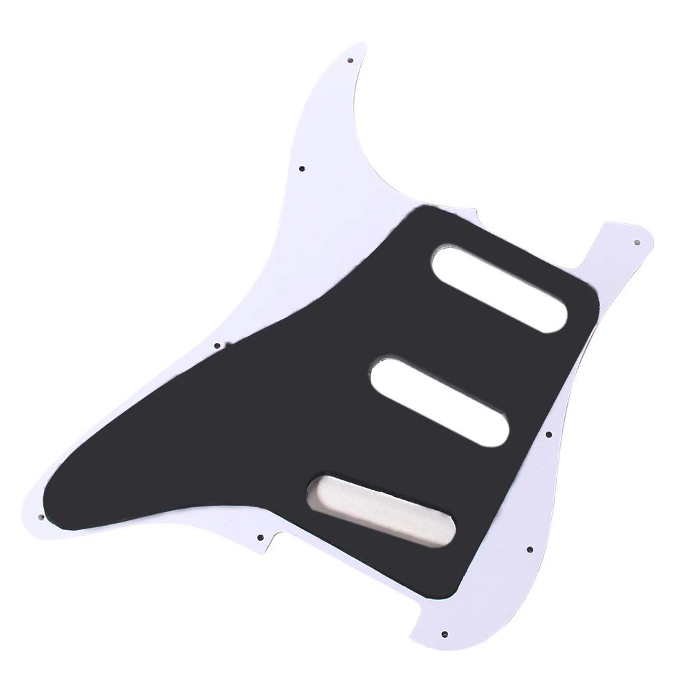 3Ply SSS ПВХ электрогитара Pickguard для FD все аксессуары защиты гитары 11 монтажных