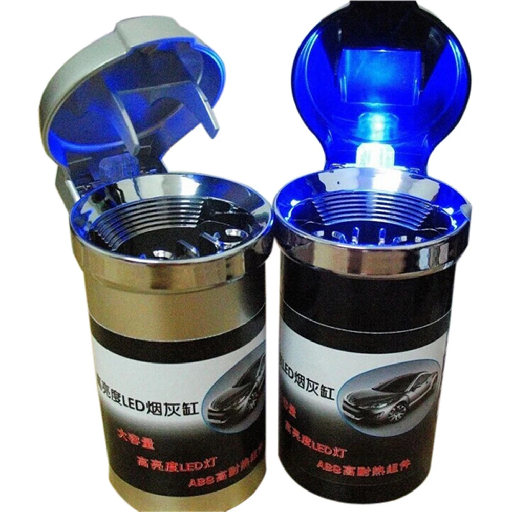 Greenwon автомобиль светодиодные пепельница авто сигареты Эш обладатель Кубка мода