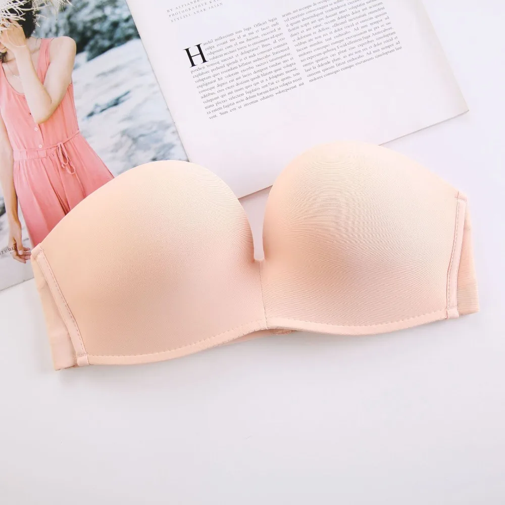 Невидимый бюстгальтер пуш-ап женский сексуальный Свадебный топ нижнее белье без