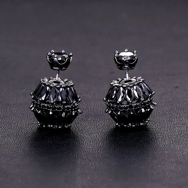 Роскошные модные женские серьги-гвоздики Джейн Келли топ с кубиками циркона